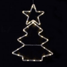 ALBERO DI NATALE 36 LED CM.32 X 44 A BATTERIA (6pz)